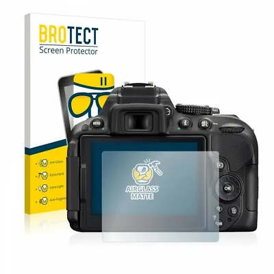 Nikon D3500  Brotect® AirGlass® MATTE Premium Tempered Glass Screen Protector • $29.44