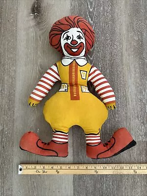 Vintage 1973 MCDONALD'S 16  Plush Doll Ronald McDonald Stuffed Clown  • $19.99