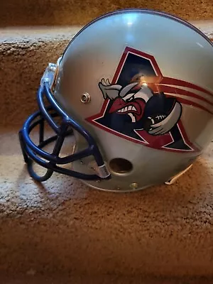  Vintage Rare Montreal Alouettes   Worn VSR4 Riddell Full Size Helmet • $499