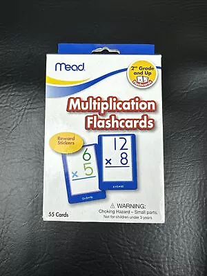 Mead FlashcardsMultiplication Grades 2+  3.62 X 5.25 Inches 55 Cards-Used • $6.99