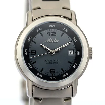 Mido / Ocean Star Aquadura Automatic - Lady's Titanium Wrist Watch • $489