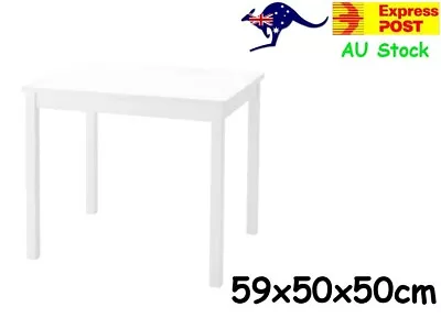 IKEA KRIT Children Kids Table Study Play Craft Art Desk White Bench Work Eat • $74.99