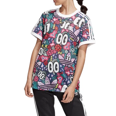 $15 • Buy Adidas Originals Women's 3-Stripes T-Shirt Tee - Multicolored