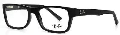 RAY BAN RB5268 5119 Black Mens Rectangle Full Rim Eyeglasses 50-17-135 B:33 • $69.99