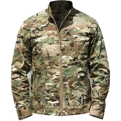 Men's Openair Military Coat Tactical Jacket Army Combat Casual Hiking Camping • $35.34