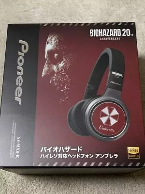 Resident Evil Biohazard Hi-Res Headphones 20th Pioneer Umbrella SE-MX8-K Japan • $931.85