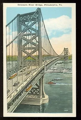 Philadelphia Pennsylvania Delaware River Bridge (Phil-PA5 • $4.05