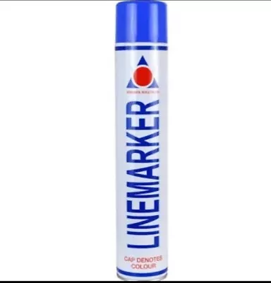 12 X Line Marker - Marking Spray Paint 750ml - FREE DELIVERY - BLUE • £37.73