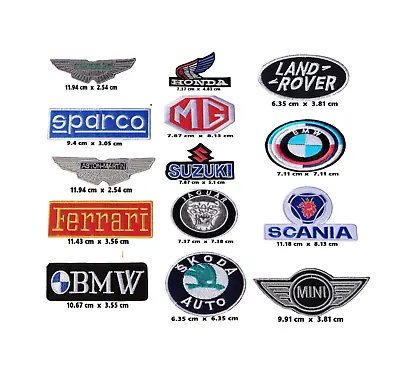 £2.90 • Buy Motor Sports-Motor Cars Embroidered Patch Sew Iron On Patches For Clothes Jacket