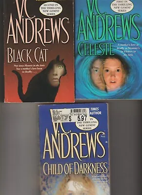 $13.48 • Buy COMPLETE  V.C. Andrews GEMINI SERIES-   CELESTE-BLACK CAT- CHILD OF DARKNESS