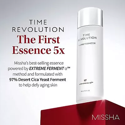 MISSHA TIME REVOLUTION THE FIRST ESSENCE 5X (150ML) 💥 USA SELLER/Next Day Ship • $24.59