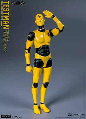 DAMTOYS DPS02 1/12 Crash Test Dummy Testman 6inch Action Figure Doll Toy Gift • £48.38