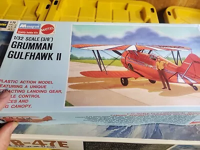 Grumman Gulfhawk Ii Airplane Model Kit Complete In Box - Monogram / Mattel -1969 • $38