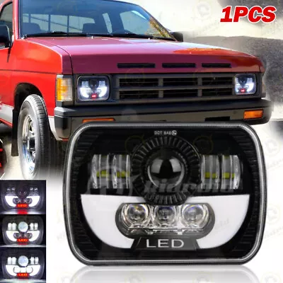 $33.99 • Buy 7x6  LED Headlight Hi/Lo DRL Sealed Beam For Nissan Pickup Hardbody 240SX D21 NX