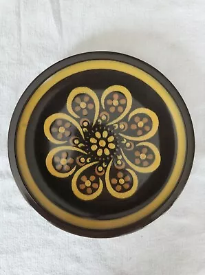 Mikasa Majorca Lodi Salad Plates E2854 Mod Brown Yellow Orange 7.75” Excellent • $7.50