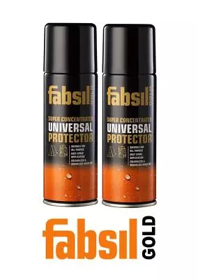 Fabsil Universal Gold Protector 200ml Waterproofing Spray Waterproofer X 2 • £12.75