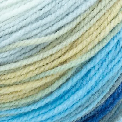 (3 Pack) Lion Brand Yarn 923-238H Ice Cream Baby Yarn Butter Pecan • $14.38