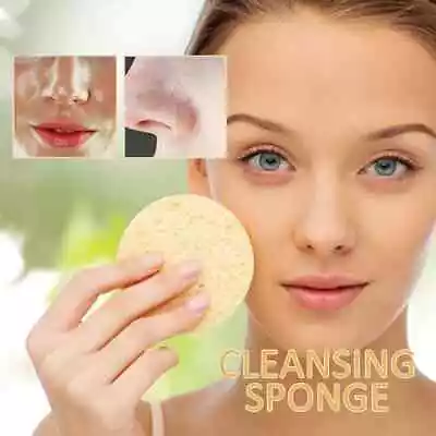 20Pcs Turmeric Exfoliating Cleansing Pads Face Round Sponge • $7.99