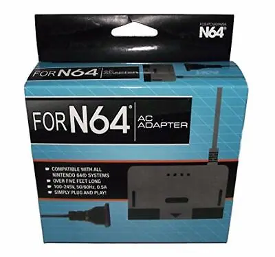 Nintendo 64 N64 Power Supply Adapter Brand New Aftermarket Australian/NZ Plug   • $18.07