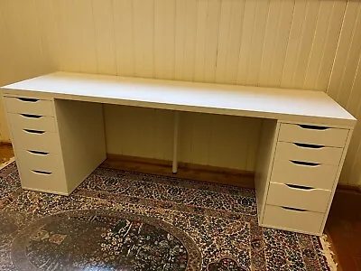 $78 • Buy White Desk With Drawers 