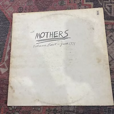 FRANK ZAPPA  And The Mothers LP Live Fillmore East June  1971  Bizarre  Vinyl • $8