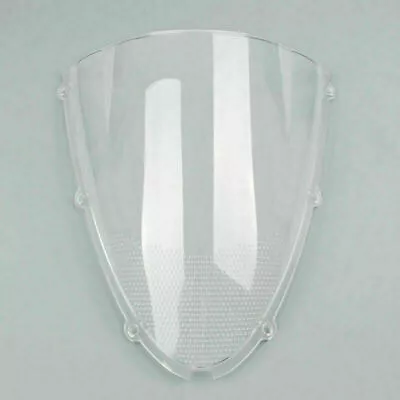 Windshield WindScreen Double Bubble For Kawasaki ZX6R 05-08 ZX10R 06-07 White F1 • $55.95