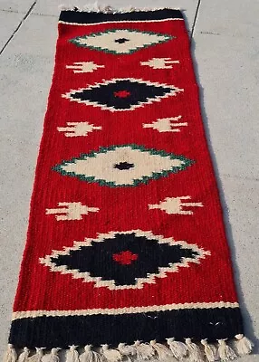 Authentic Hand Knotted Vintage Turkish Kilim Area Rug 1.10 X 0.8 Ft (1392 KAR) • $24.99