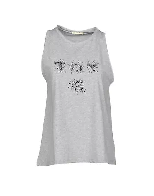 RRP €140 TOY G Muscle Top Size S Rhinestone Logo Made In Italy • $1.23