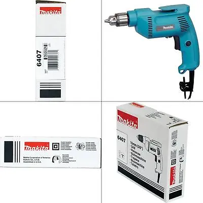 4.9 Amp 3/8 In. Drill | Makita Corded Inch Speed Power Electric Drilling Tool • $154.99