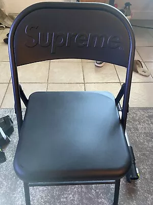 Supreme Metal Chair Folding Black Fw20 • $155