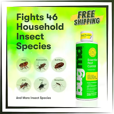 BugMD Pest Control Essential Oil Concentrate 3.7Oz 1-Pack For Home Bed Bug Spray • $22.99