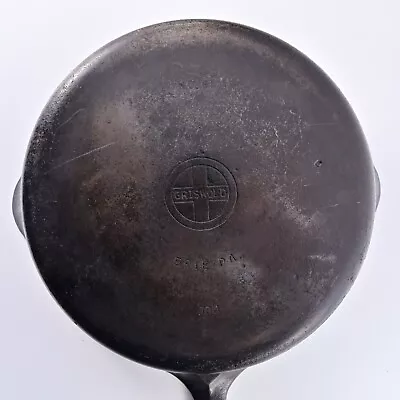 Vintage Griswold Cast Iron No. 8 Small Block Logo Skillet 10.5” 704 A Erie PA • $54.95