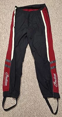 Indian Motorcycle Biker Retro Rare Men's Pants M Nylon Riding Pants • $99.99