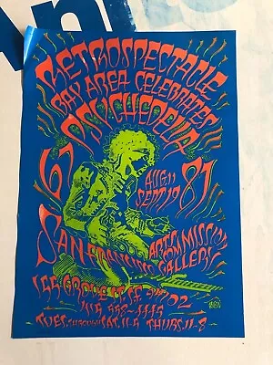 $99.95 • Buy Rick Griffin - 1987 - 20 Years Of Psychedelia In San Francisco Poster Print 