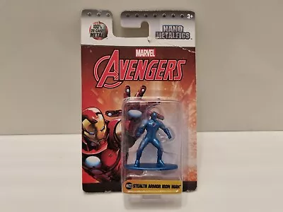 Jada Nano Metalfigs Marvel Stealth Armor Iron Man Diecast Metal Action Figure • £9.99