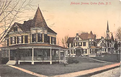 1911 Homes Mahopac Ave. Croton Falls NY Post Card Westchester County • $13