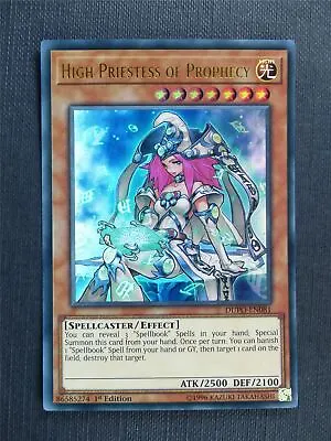 $1.44 • Buy High Priestess Of Prophecy DUPO Ultra Rare - 1st Ed - Yugioh Cards #200