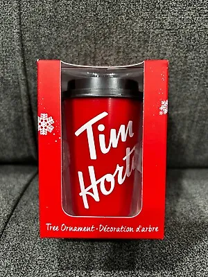 $15 • Buy 2019 Tim Hortons'  Ornament    Takeout Coffee Cup   New In Box