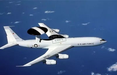 US Air Force USAF E-3A Sentry Aircraft Equipped With (AWACS) DD 8X12 PHOTOGRAPH  • $9.95