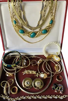 Vintage Estate Costume Jewelry Lot! MONET TRIFARI And More! • $49.99