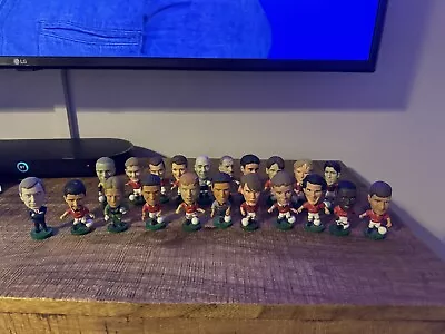 Job Lot Of 21 Manchester United Headliners Corinthian Football Figures • £30