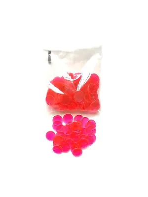 Plastic Non Magnetic Bingo Chips 3/4  Size- Bags Of 200- Color Hot Pink • $7.50