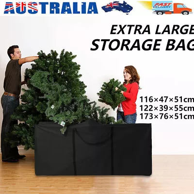 Extra Large Waterproof Storage Bags Outdoor Christmas Xmas Tree Cushion Box AU • $17