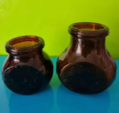 Vintage Marmite And Bovril Jars 2oz & 4oz • £2.99