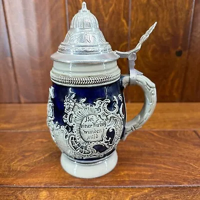 Vintage West Germany Beer Stein 8  Bei Einer Wirtin Wunder Mild • $14.81