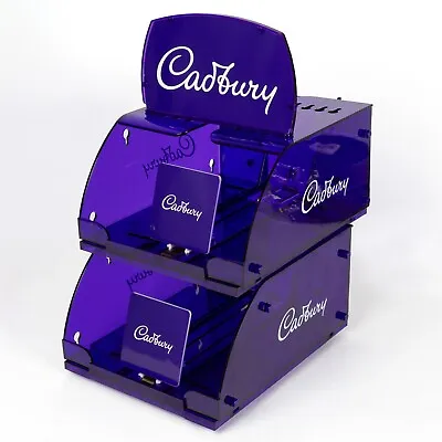 £22.99 • Buy Cadburys Chocolate Bar Dispenser Purple Display Unit + Logo Header NEW