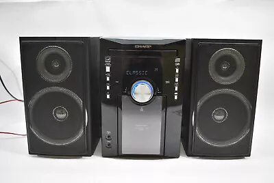 Sharp XL-DK257N Micro Component Stereo Shelf System & 2 Speakers • $34.99