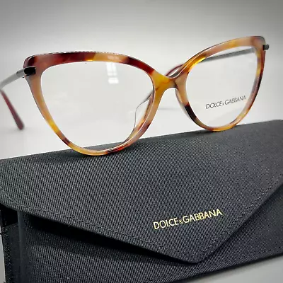 Dolce & Gabbana DG 3295-F 3192 Unisex Eyeglasses 55-16-140mm Havana Perl Brown • $59.99