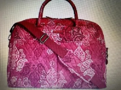 Vera Bradley Stamped Paisley Pink Weekender Bag NEW • $79.99