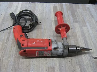 Milwaukee 0300-20  8-Amp Magnum Corded Drill 1/2  Chuck 120v Heavy Duty TESTED • $67.99